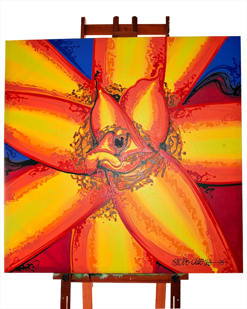 Quadro Original DNA Isaac Bromélia