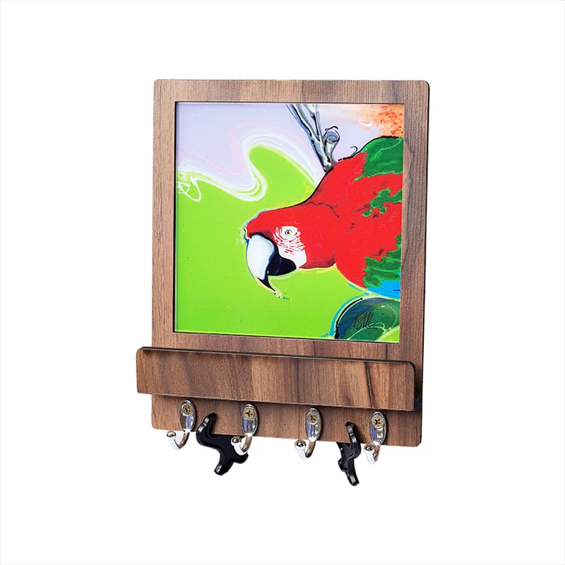 Porta Chave com Suporte Arara
