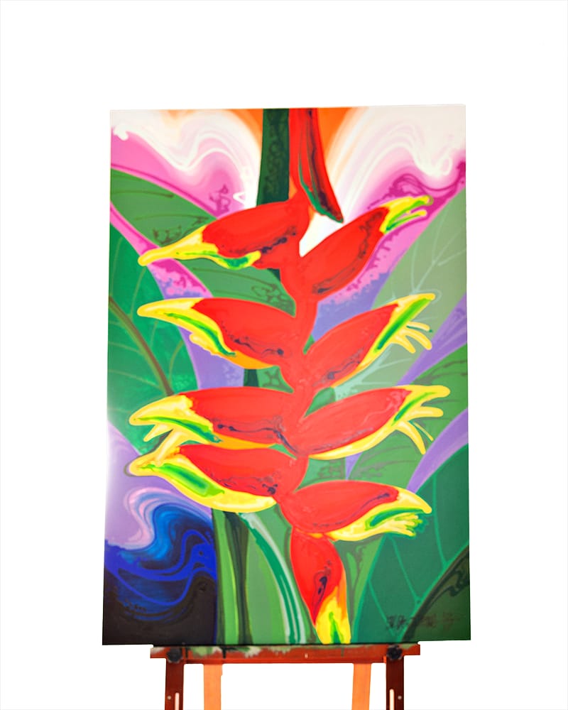 Quadro Original DNA Isaac Helicônia